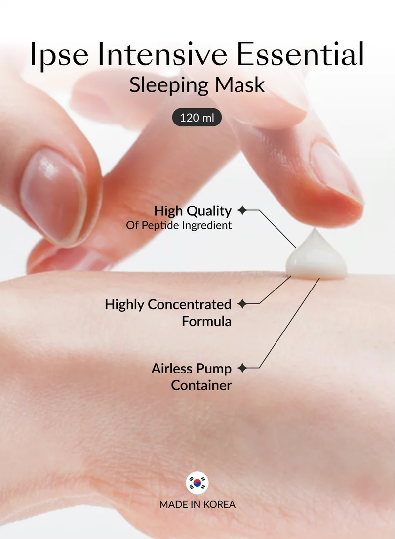 Ipse Premium Korean Face Skin Care Anti Aging Sleeping Mask Overnight -  Anti Wrinkle, Hydrating & Moisturizing Gel - for Dry & Sensitive Skin