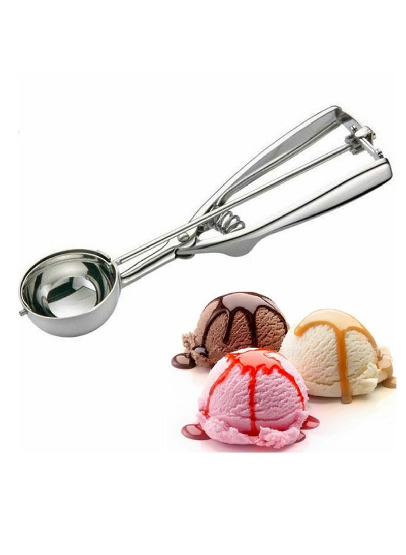 Stainless Steel Ice Cream Scoop Stack Spoon Watermelon Fruit Baller Making Tools, 6CM - Image 1