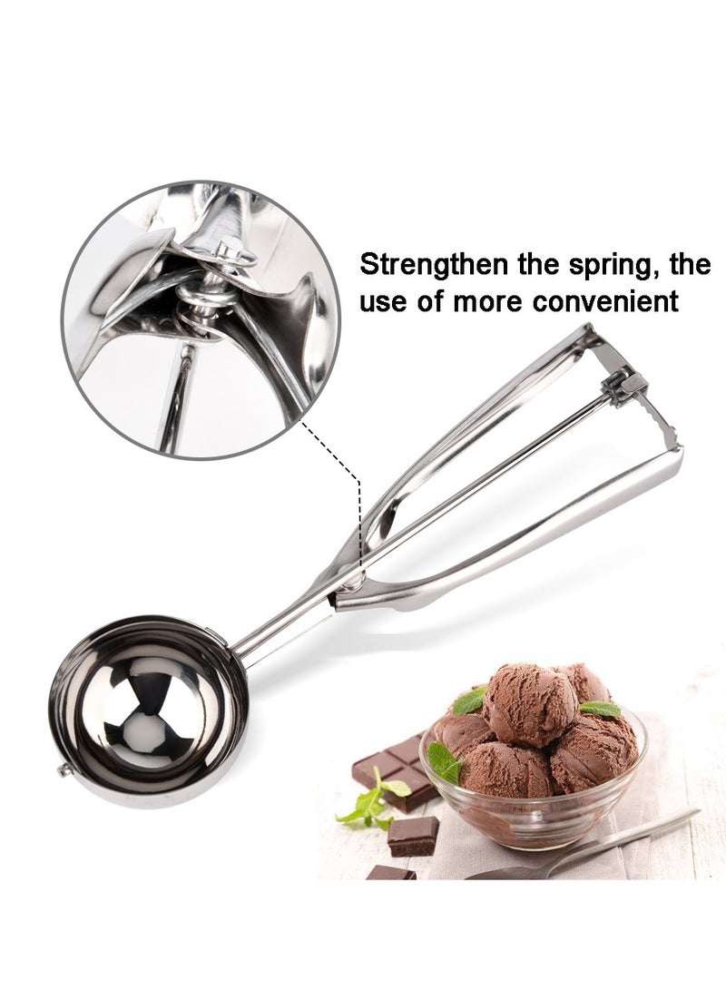 Stainless Steel Ice Cream Scoop Stack Spoon Watermelon Fruit Baller Making Tools, 6CM - Image 3