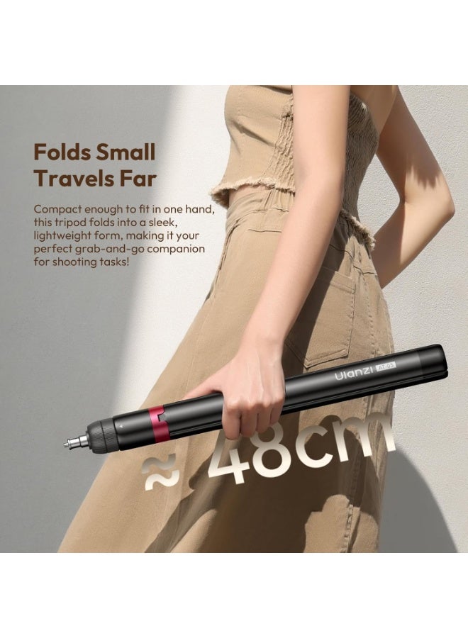 ULANZI AT-05 2M Heavy Duty Foldable Light Stand, 6.56ft Extendable Tripod for Strobe Lights, Webcams, Cameras & Softboxes, Bearable Load up to 5kg - Image 2