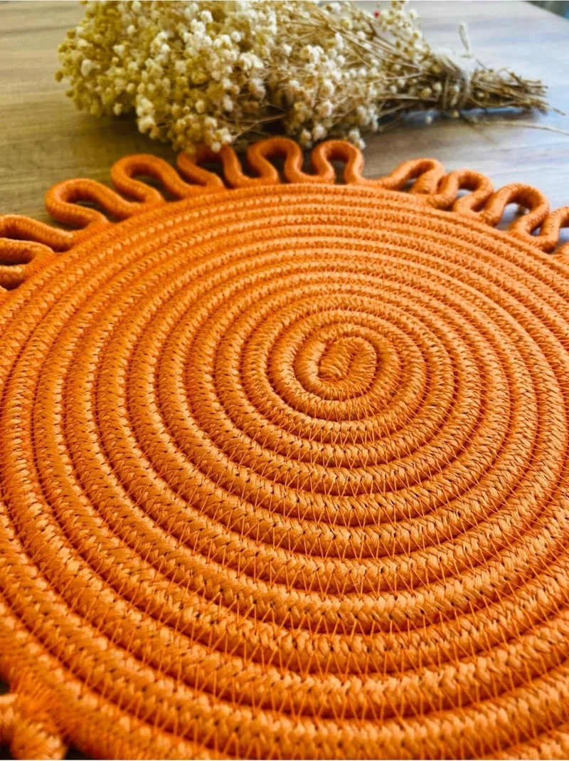 بدز ديري BDZ Leather Jute Wicker American Service Mat