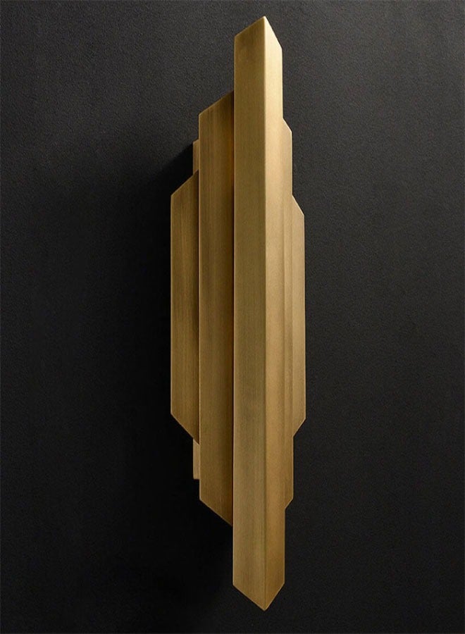 ٍSiera Light Graphic  Sharp Gold Modern Wall Light 45cm BJ064 - Image 5