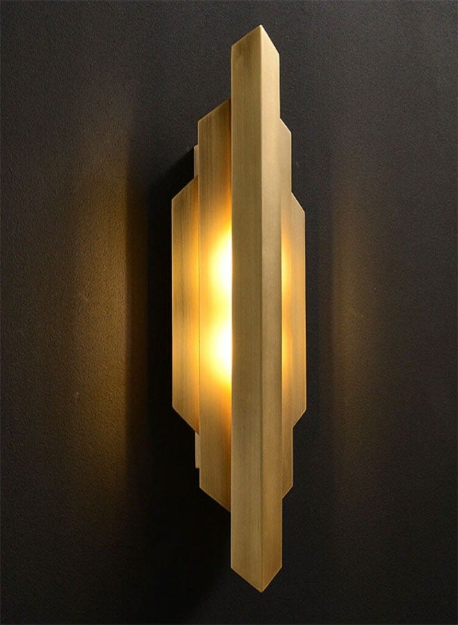 ٍSiera Light Graphic  Sharp Gold Modern Wall Light 45cm BJ064 - Image 4