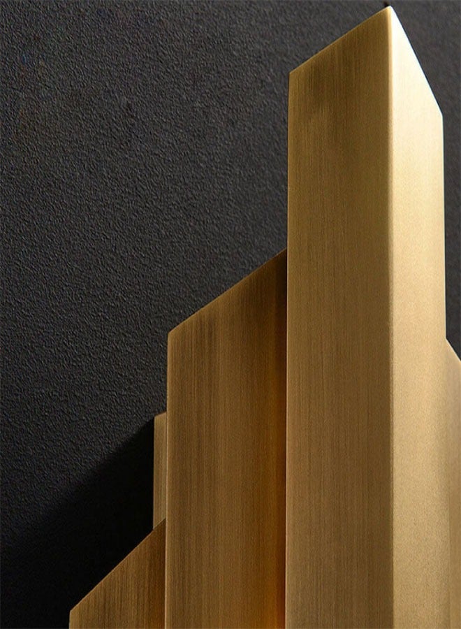 ٍSiera Light Graphic  Sharp Gold Modern Wall Light 45cm BJ064 - Image 3