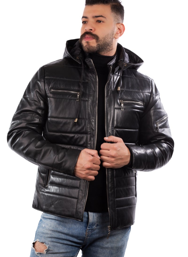 Premium Genuine Leather Jacket for Men