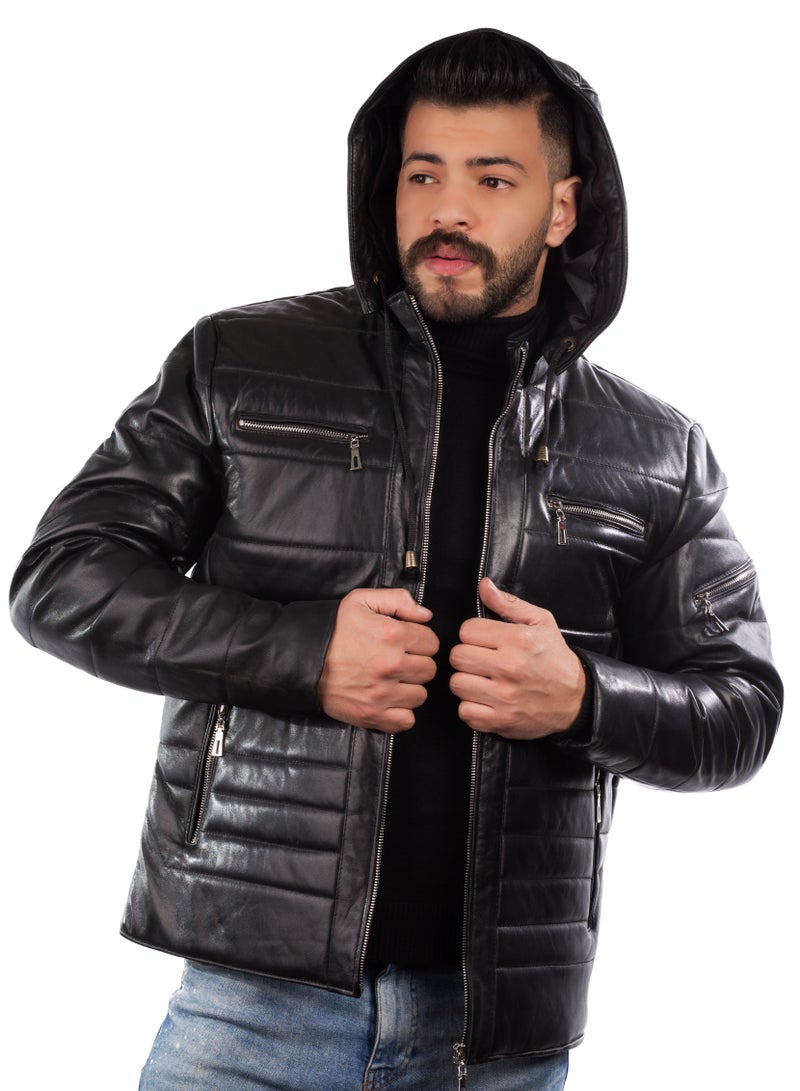 Premium Genuine Leather Jacket for Men