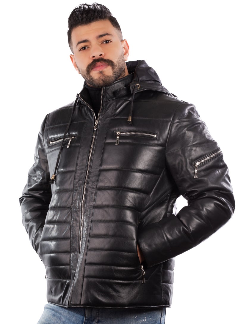 Premium Genuine Leather Jacket for Men
