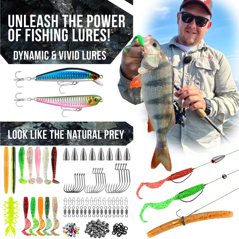 PLUSINNO Fishing Backpack with Tackle Boxes, Waterproof Fishing Sling Tackle Bag For Fishing Gear With Rod Holder, Fishing Gifts for Men With Fishing lures, Fishing pliers. - Image 3