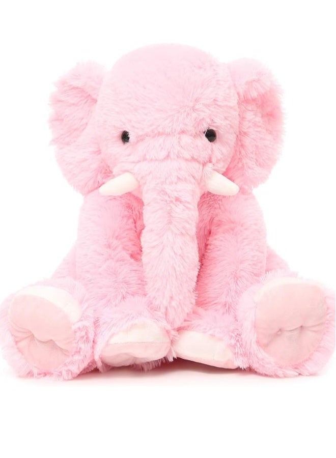 Elephant Plush Pillow, 45cm Stuffed Elephant Body Pillow, Realistic Cute Co-sleeping Elephant Toy, Soft Elephant Backrest Pillow,  for Home Decor  - Image 1