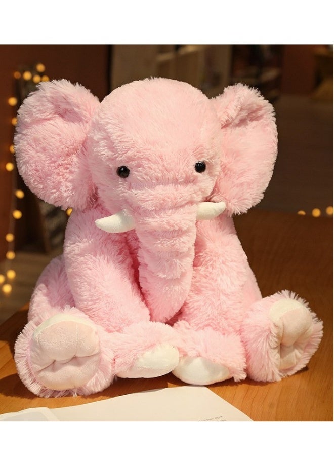 Elephant Plush Pillow, 45cm Stuffed Elephant Body Pillow, Realistic Cute Co-sleeping Elephant Toy, Soft Elephant Backrest Pillow,  for Home Decor  - Image 4