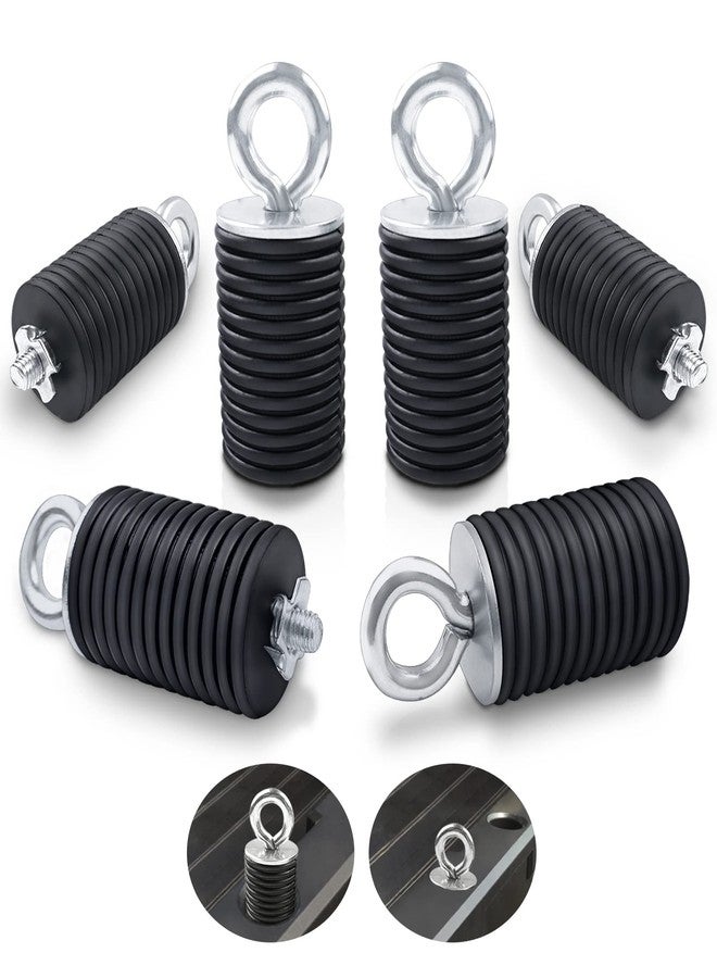 StarknightMT مثبتات تثبيت StarknightMT Ranger، مثبتات UTV Lock and Ride 2 بوصة للسرير متوافقة مع Polaris General Ranger 500 570 1000 XP 900 800 700 بفتحة 1-7/16 بوصة (6 قطع، أسود) - Image 1