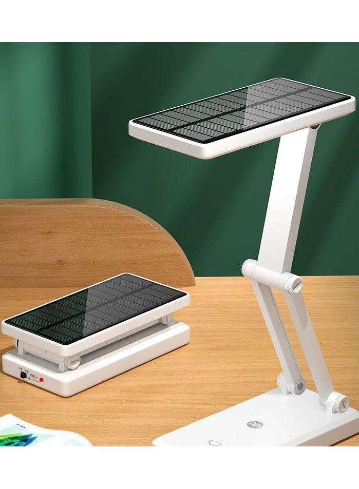 Solar Table Lamp ,Dual Mode Solar+USB Charging LED Eye Protection Desk Lamp For - Image 5