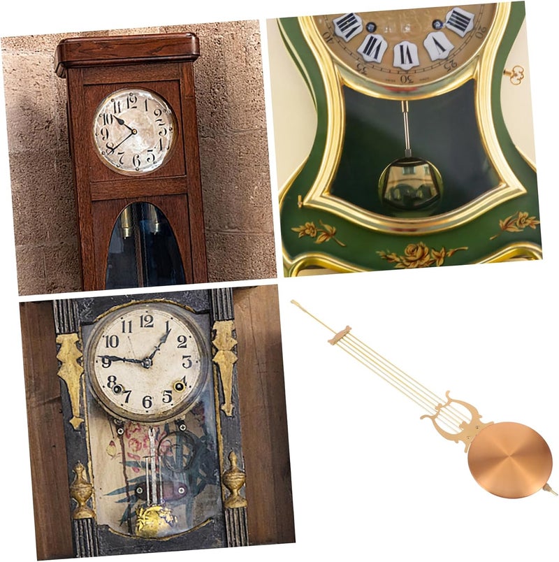 POPETPOP Metal Clock Pendulum Replacement for DIY Wall Clocks Mute Decorative Pendulum Supply for Home Office Bedroom and More Durable and Stylish - Image 5