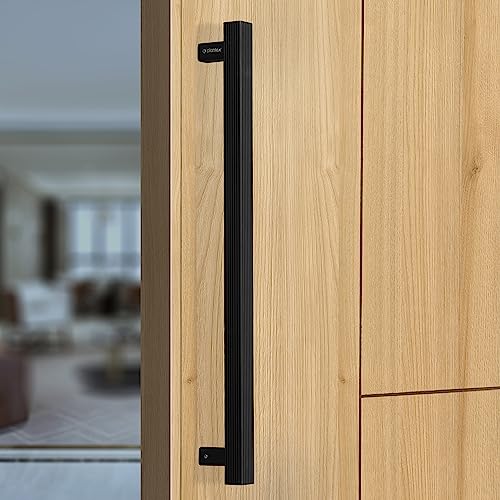 Plantex Heavy Duty Door Handle/18 inch Main Door Handle/Pull-Push Door Handle/3 Years Warranty Pack of 1 (Black) - Image 1