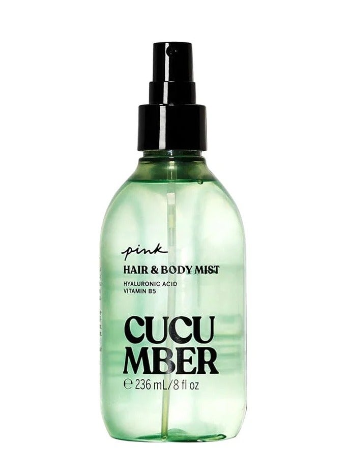 PINK Cucumber Hair & Body Mist 236ml
