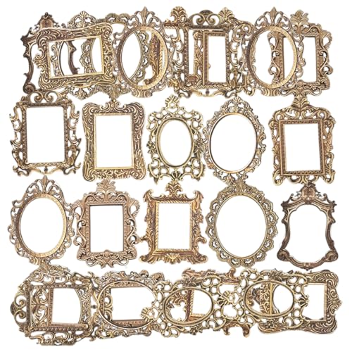 Obujopal 30Pcs Vintage Scrapbook Paper Photo Frame for Scrapbooking Junk Journal Collage Diary Embellishment DIY Photo Album DIY Craft Decoration 10 Patterns YSDC1 - Image 1