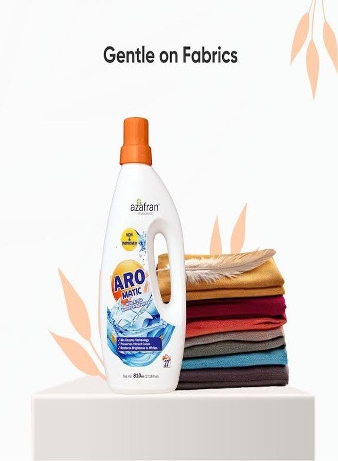 Azafran Plant Based ARO Matic Arctic Breeze Liquid Detergent, Removes Tough Stains, Ideal for Top or Front Load, For All Clothes, Delicates & Baby Clothes, Gentle on Skin, Eco-Friendly & Biodegradable - Image 4