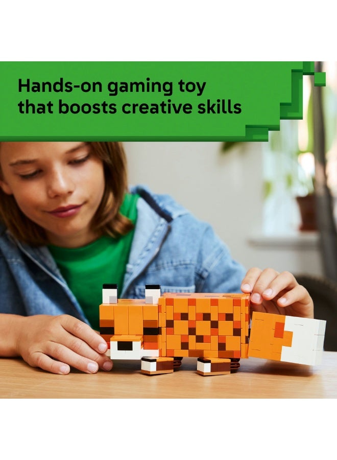 LEGO Minecraft The Fox Toy - Gaming Decor Gift 21588 (Age 10+, 497 Pieces) - Image 5