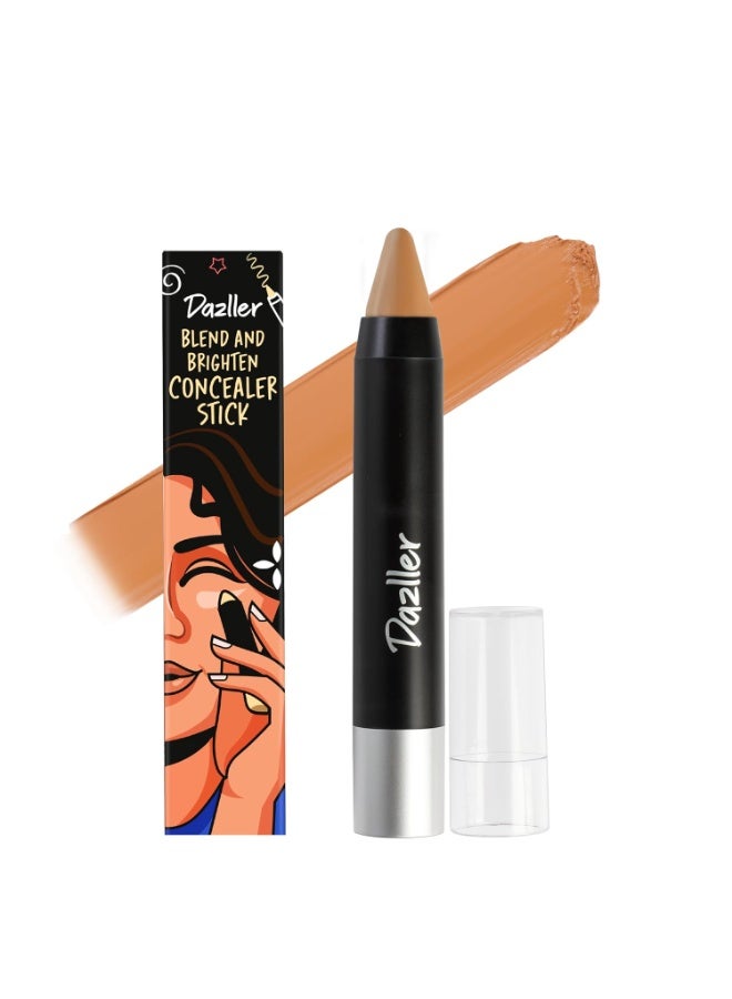 Dazller Blend 'N Brighten Concealer Stick, Creamy, No Caking, Full Coverage, Long lasting, Water-resistant, 191 - Star Fish, 4.5g - Image 1