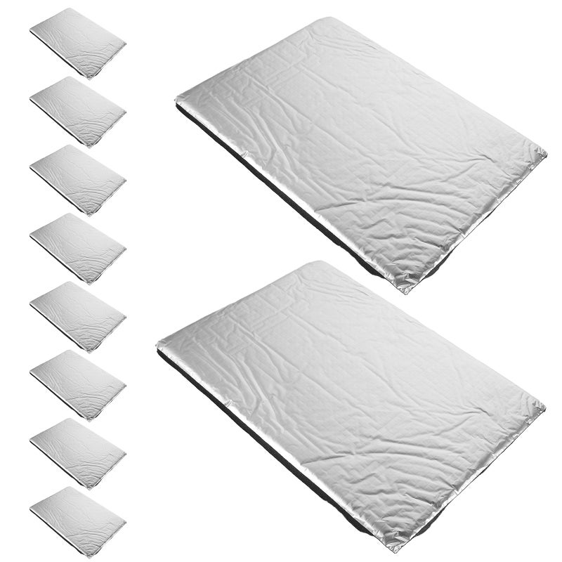 10pcs Sound Insulation Pad For Cars Engine And Door Insulation Provides Excellent Noise Reduction - Image 1