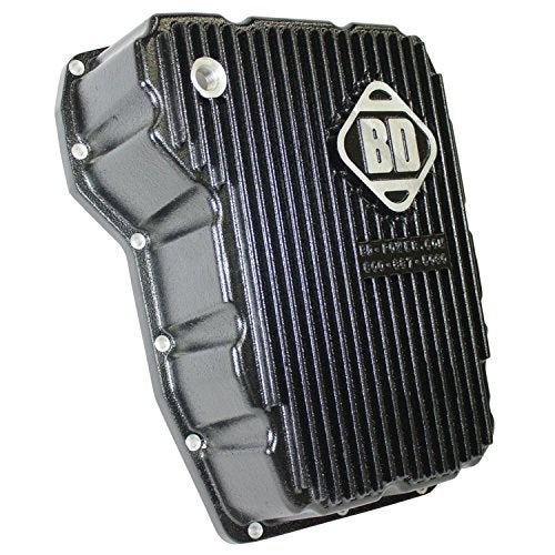 BD Diesel Performance 1061525 Transmission Pan, Black - Image 1