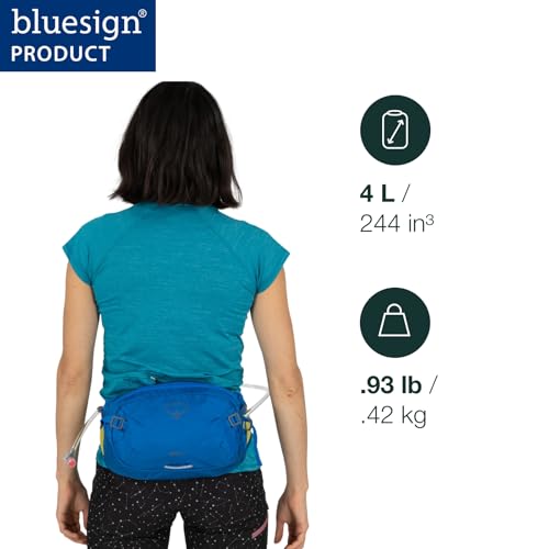 Osprey Seral 4L Biking Waist Pack with Hydraulics Reservoir for Men and Women, Postal Blue - Image 2