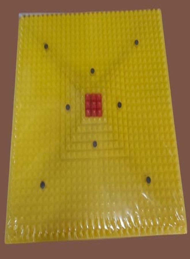 avyaan Acupressure Mat for Foot Pain Acupressure Mats Pointed Board Plate Pyramid Acupressure Pad for Foot Magnetic Energy Booster, Manual, Multi Color - Image 3