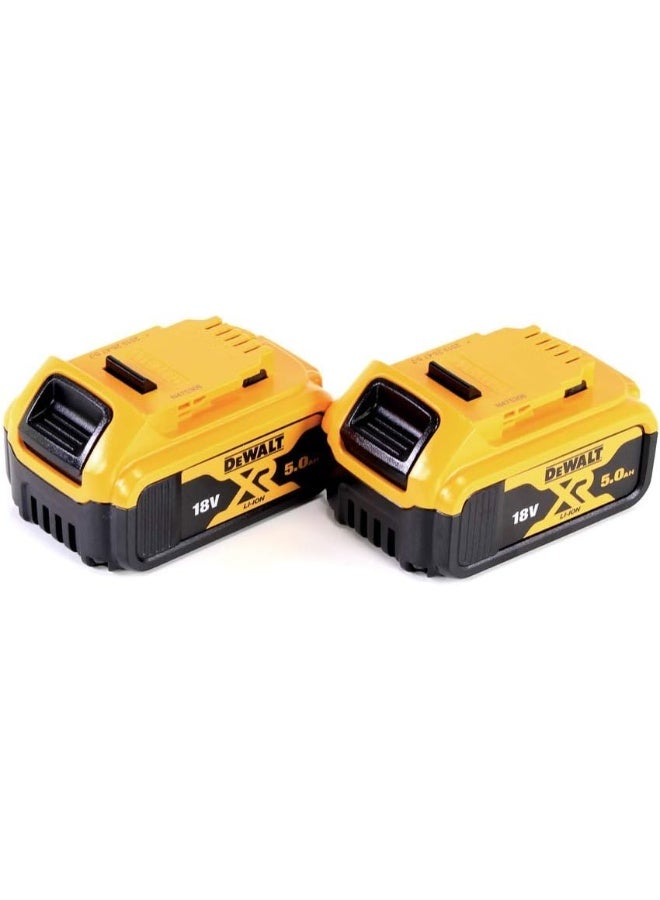 DEWALT Dcb184-Xj 2 X 5Ah 18V Lithium-Ion Battery Xr 20 X 20 X 20 Cm - Image 1