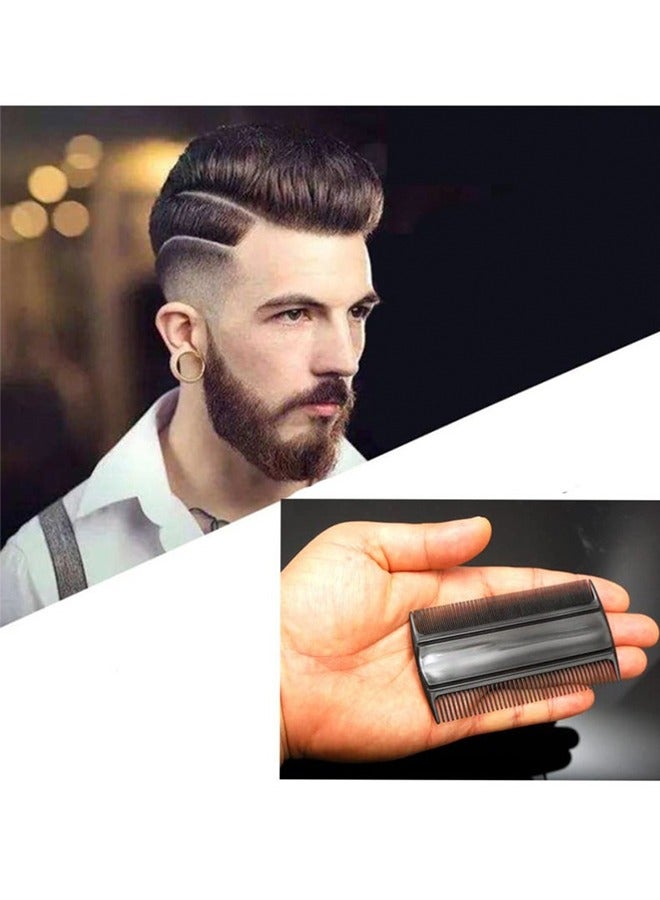 3PCS Double Sided Comb, Double Sided Lice Removal Comb, Hair Grooming Comb, Grooming Flea, Tick and Dandruff Removal Fine-Tooth Comb (White+black+pink) - Image 5