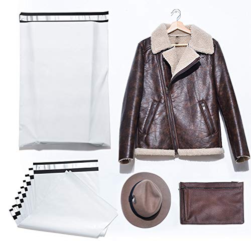 Fuxury Large Poly Mailers 24x24 Inch 100 Pcs, Waterproof Shipping Bags for Clothing, Strong Adhesive Shipping Envelopes for Small Business Suppliers, Self Seal Mailers Poly Bags Mailing Bags White - Image 5