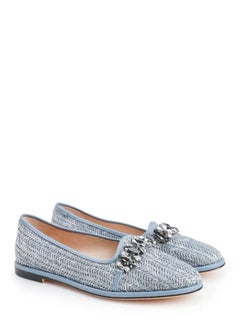 Women's Leather Flat Flatform Ballet Flats Decorated With Spectacular Stones Blue - pzsku/Z7819F16FDA8D46C339C0Z/45/_/1734709732/66d8009b-1b01-4d5e-b8b1-178bf1a68908