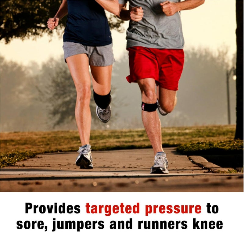 ACE Brand Adjustable Knee Strap with Gel Pad for Targeted Pressure - Black - Image 4