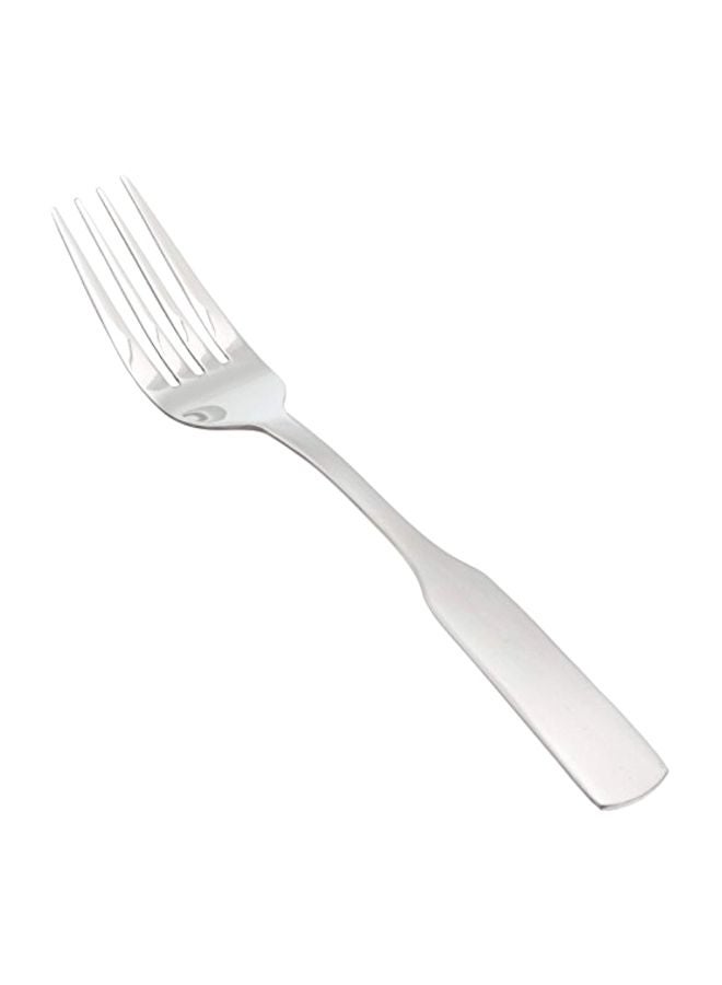 Winco 12-Piece Winston Dinner Fork Set, 18-0 Stainless Steel, Silver