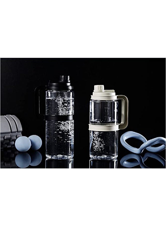 Komax Big Tritan Water Bottle 2L (Ivory) - Image 3