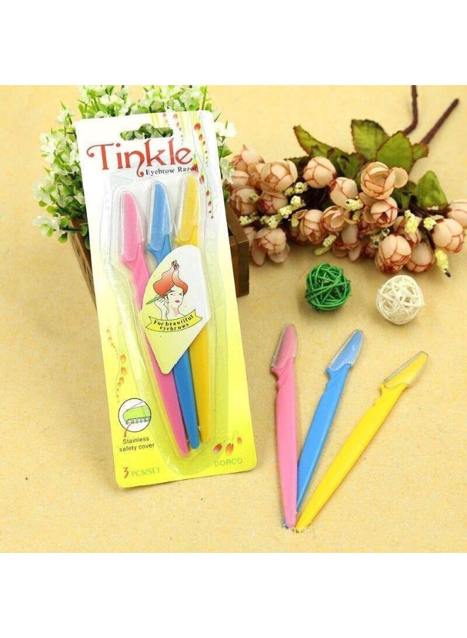 3 شفرات حلاقة للحواجب