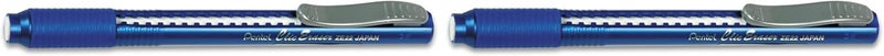 Clic Retractable Eraser, Refillable, Blue Barrel (PENZE22C) (Pack of 2)