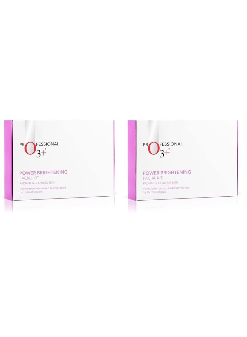 O3+ Power Brightening Facial Kit For Radiant and Glowing Skin,123gm+40ml - Image 1