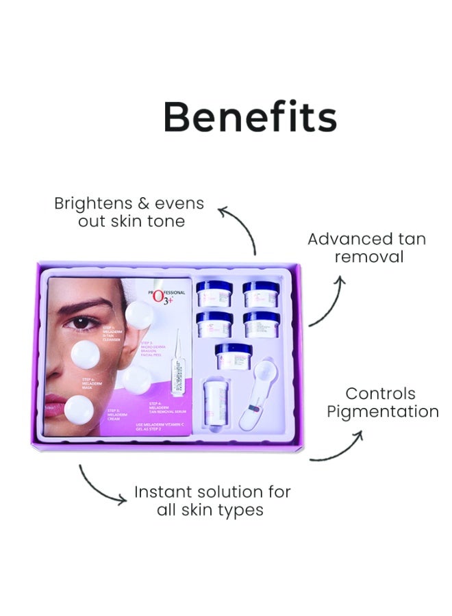 O3+ Power Brightening Facial Kit For Radiant and Glowing Skin,123gm+40ml - Image 4