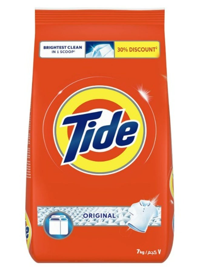 Tide Powder Laundry Detergent, Original Scent, 7 kg