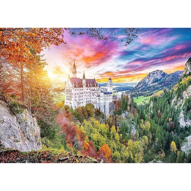 Trefl - View of the Neuschwanstein Castle, Germany Puzzle 500 Pieces - 37427 - Image 2
