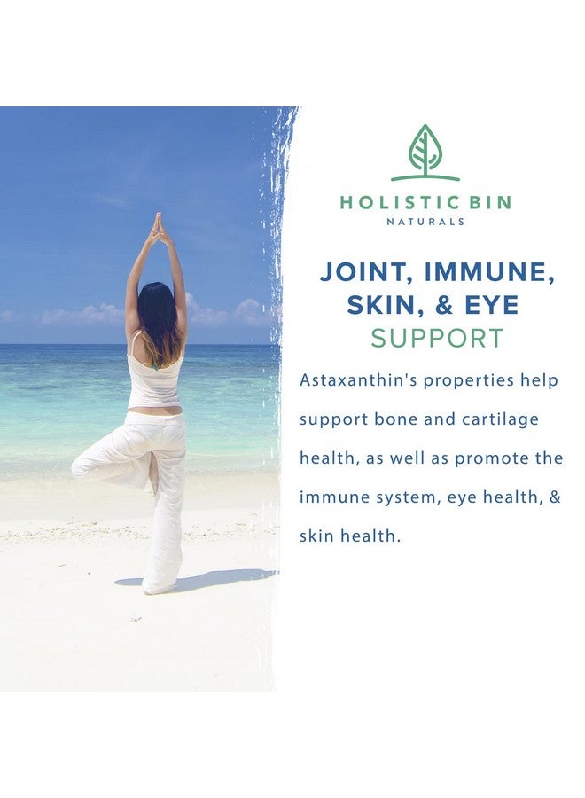Holistic Bin Organic Astaxanthin Powder | Powerful Natural Antioxidant Supplement for Smoothies and Capsules | Whole Haematococcus Pluvialis Algae Supplement (20 Grams) - Image 4