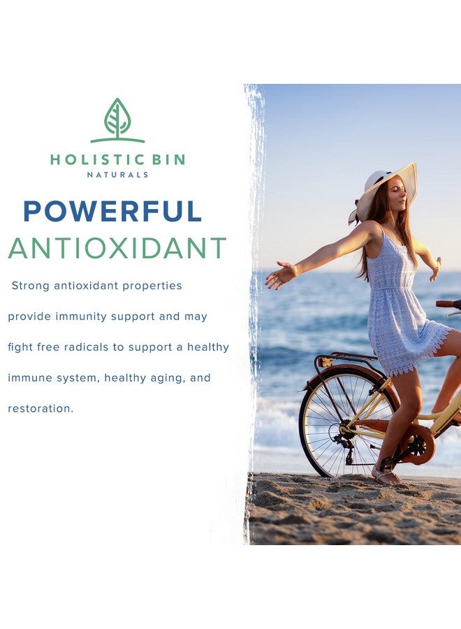 Holistic Bin Organic Astaxanthin Powder | Powerful Natural Antioxidant Supplement for Smoothies and Capsules | Whole Haematococcus Pluvialis Algae Supplement (20 Grams) - Image 3