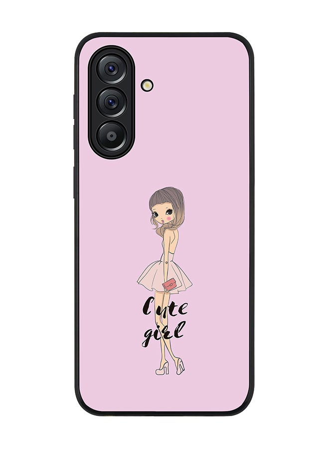 Stylizedd For Samsung Galaxy A36 5G Case,Slim fit Camera Protection, Shockproof Thin Phone cover  - Coy Cute Girl - Image 1