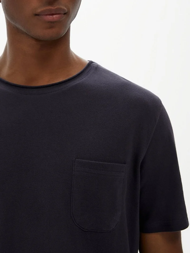 LTB Navy blue Men's Basic Crew Neck Short Sleeve Regular Navy Blue T-shirt  | Best Price UAE