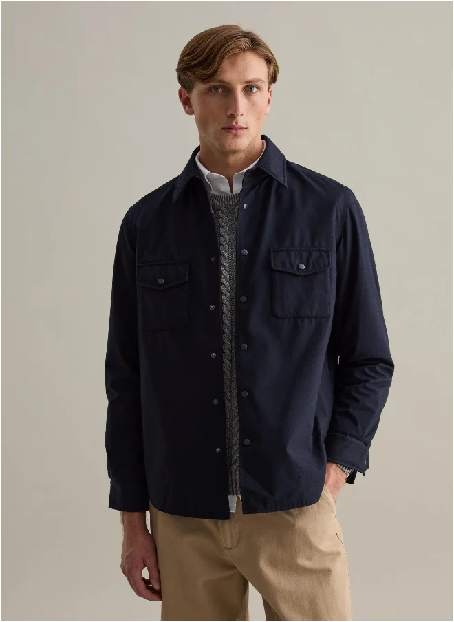 Ovs Padded shacket with buttons