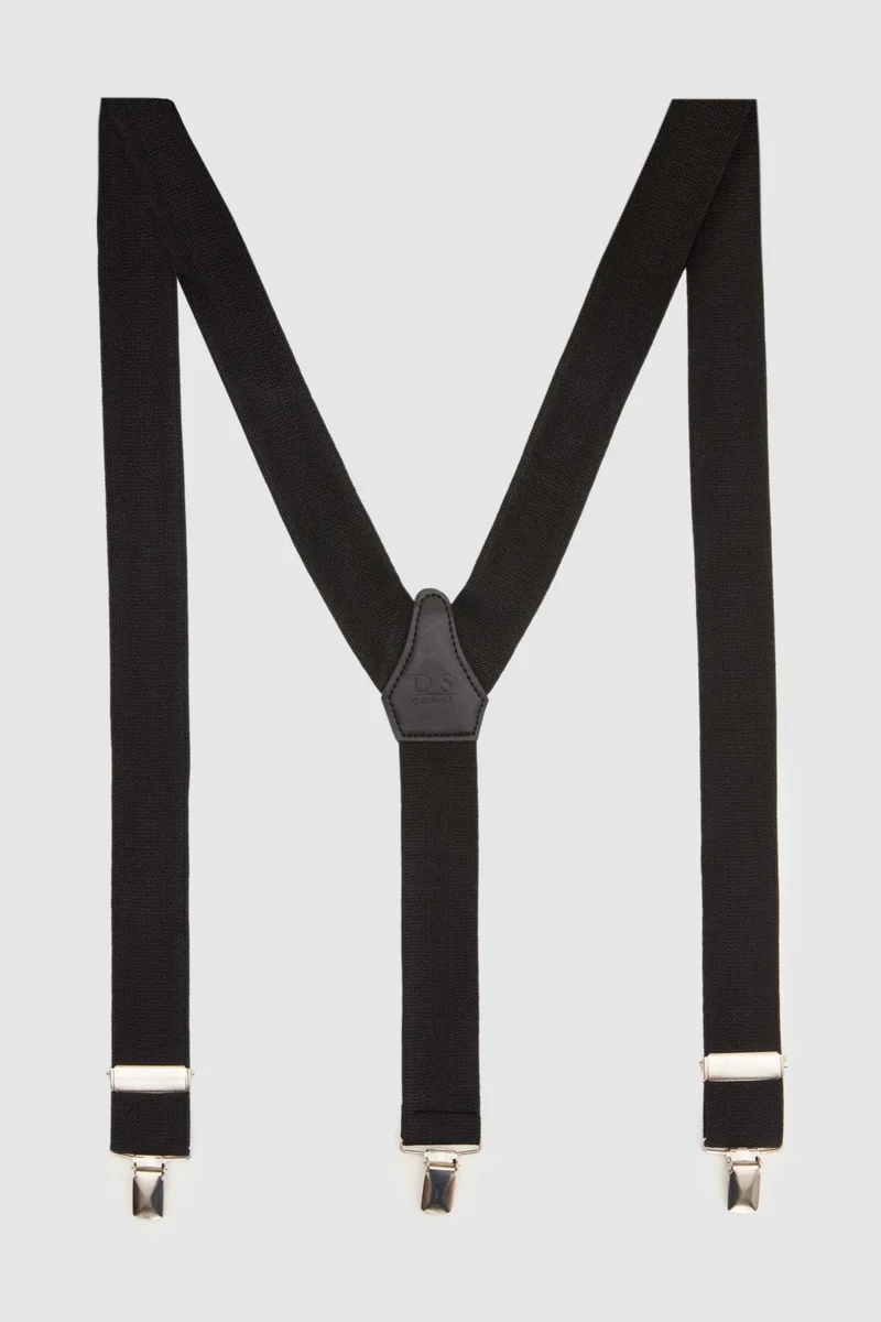 D'S DAMAT D'S Groom Ds Groom Black Suspenders