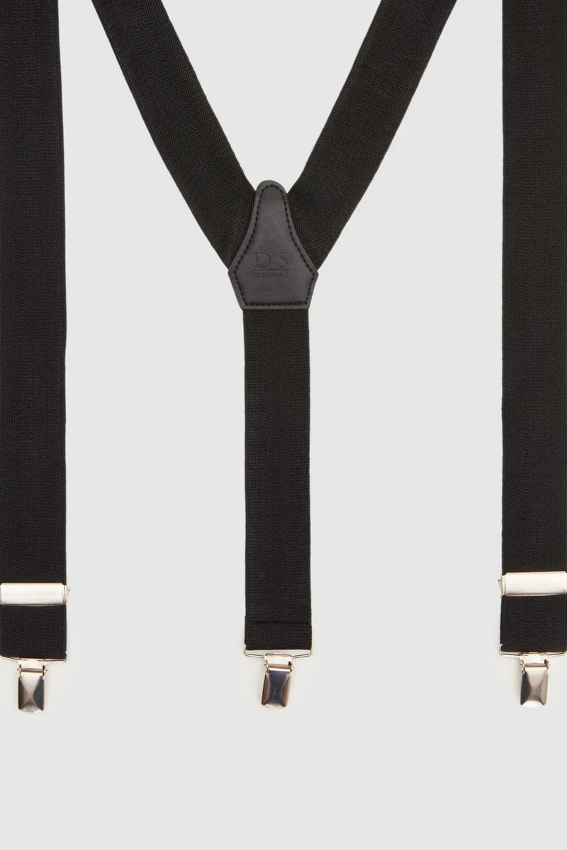 D'S DAMAT D'S Groom Ds Groom Black Suspenders
