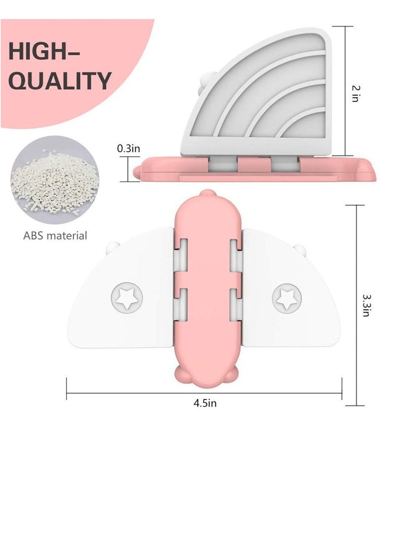Sliding Door Lock (3 Pack), Child Safety Lock for Sliding Window Lock with Strong Adhesive Tape for Shower Sliding Door, Patio, Closet, Shutter and More - Image 3