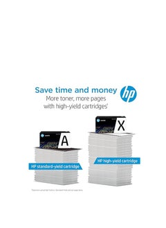 HP Toner HP 201A Yellow Toner Cartridge | Works with HP Color LaserJet Pro M252, HP Color LaserJet Pro MFP M277 Series | CF402A  - Image 2