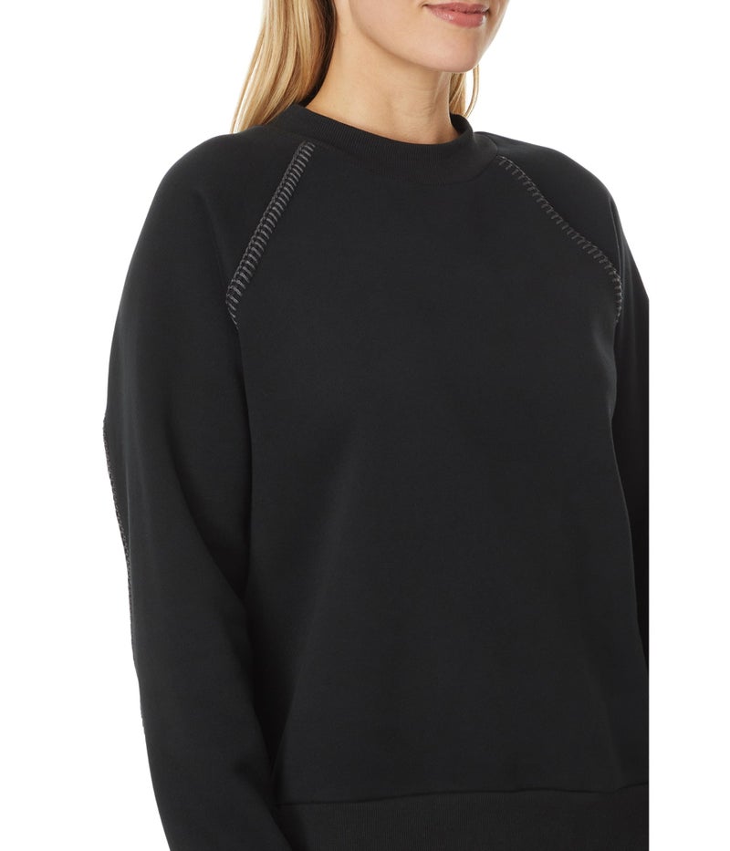 UGG Women's Classic Crewneck Sweatshirt, Black, L - Image 3